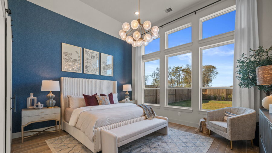 chesmar model home bedroom