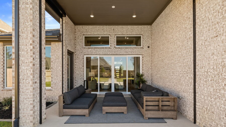 chesmar model home backyard