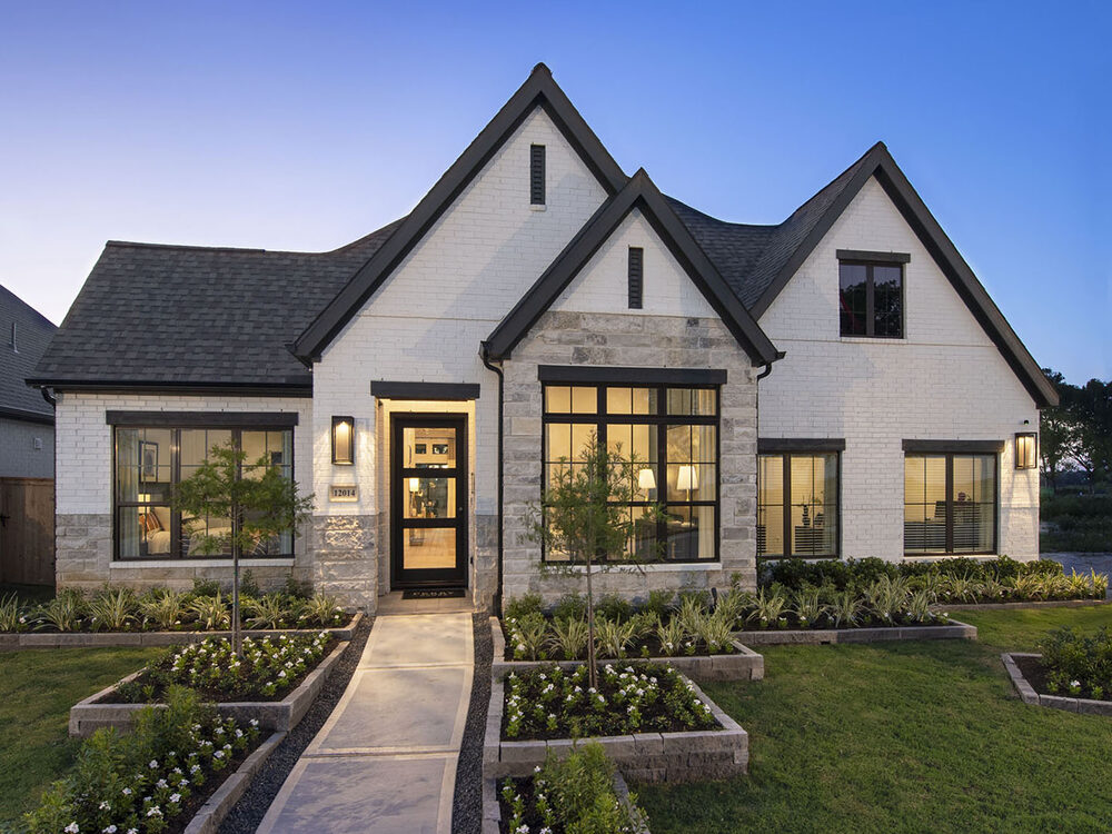 A Perry Homes model home at Riceland
